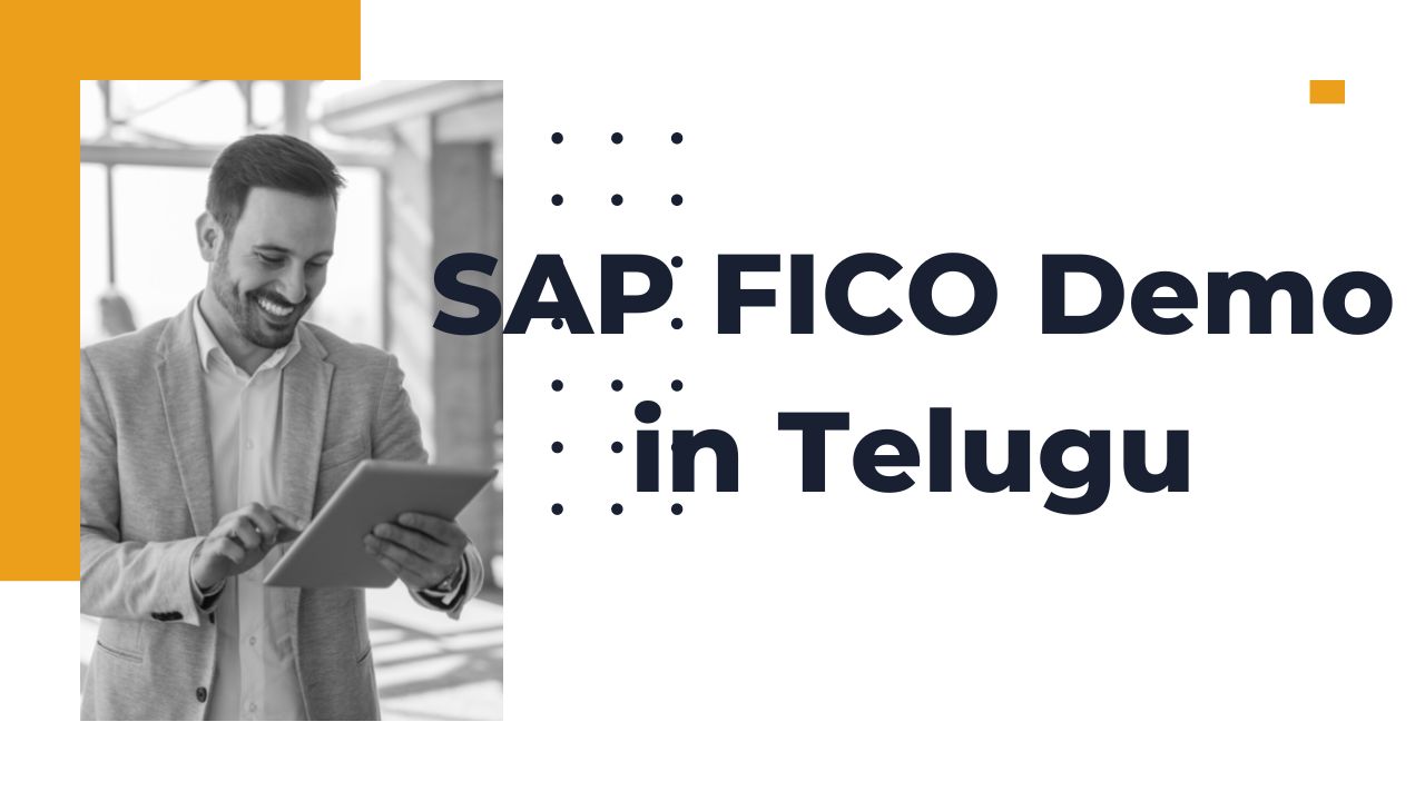 SAP FICO Demo in Telugu