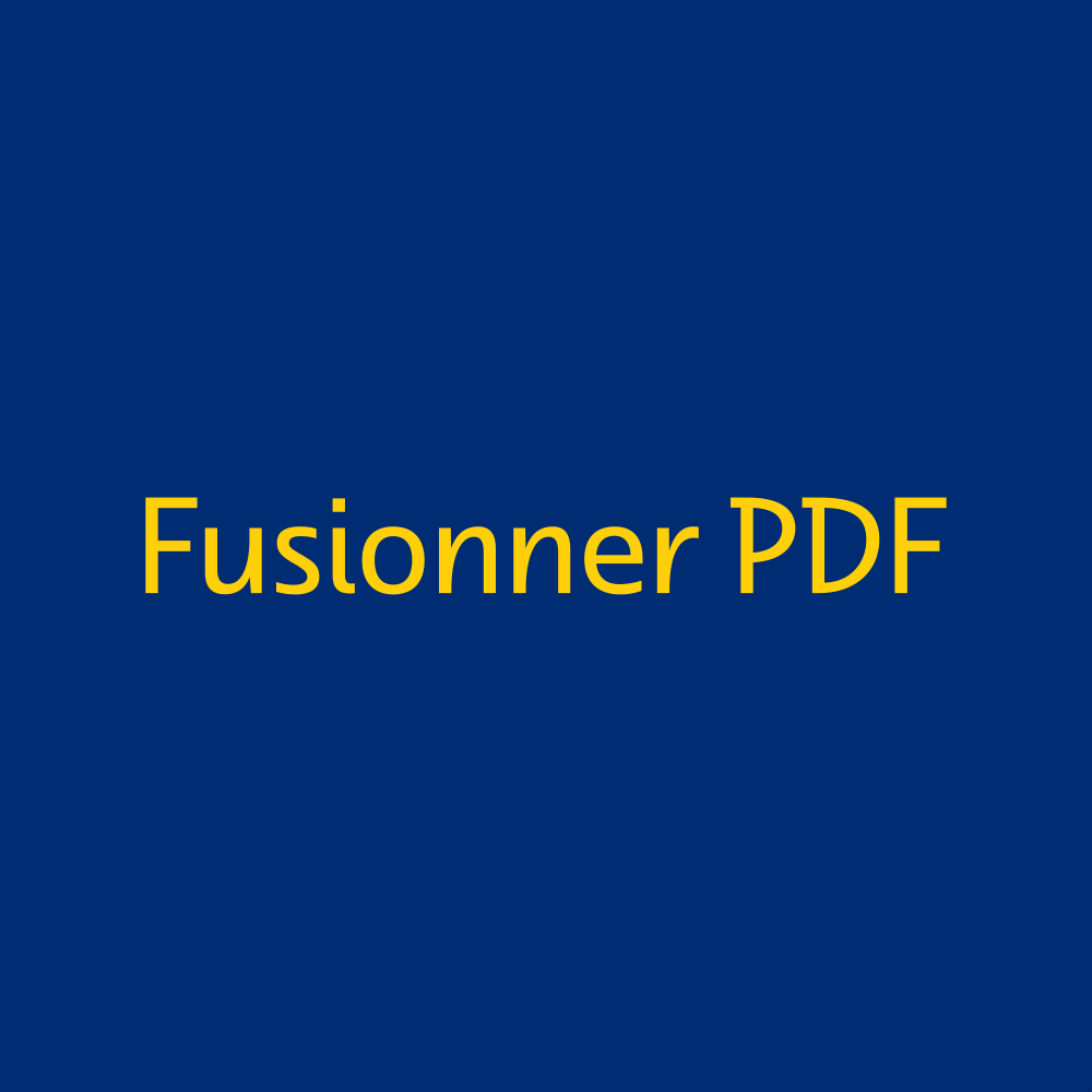 fusionner pdf