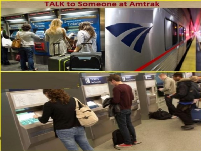 live person at Amtrak